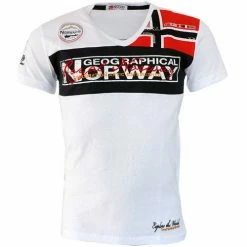 Geographical Norway JIDNEY T-shirts & Polos Couleur Blanc