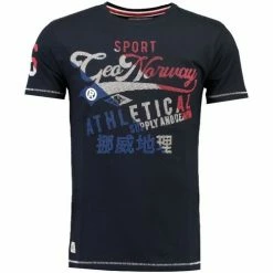 Geographical Norway JEAL T-shirts & Polos Couleur Bleu