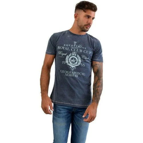 Geographical Norway JOOPER T-shirts & Polos Couleur Bleu 3 Geographical Norway JOOPER T-shirts & Polos Couleur Bleu