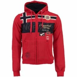 Geographical Norway GARADOCK Sweats & Polaires Couleur Rouge