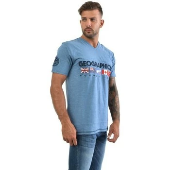 Geographical Norway JOUKY T-shirts & Polos Couleur Bleu 4 Geographical Norway JOUKY T-shirts & Polos Couleur Bleu – Image 2