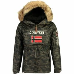 Geographical Norway BARMAN Vestes Couleur Kaki