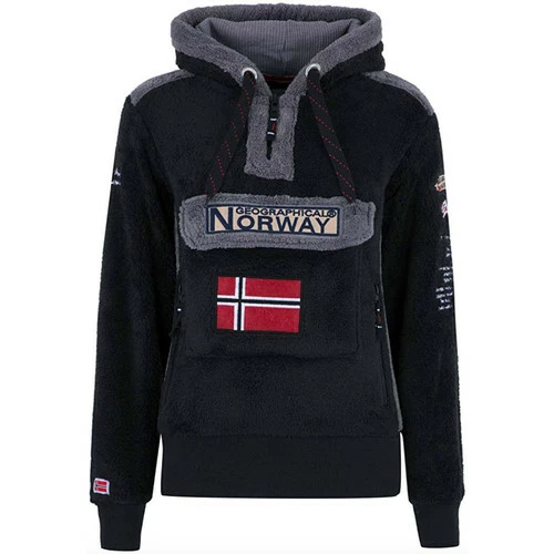 Geographical Norway SHERCO LADY Sweats & Polaires Couleur Noir 3 Geographical Norway SHERCO LADY Sweats & Polaires Couleur Noir