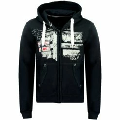 Geographical Norway FOHNSON Sweats & Polaires Couleur Bleu