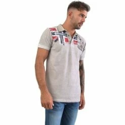 Geographical Norway KAMO T-shirts & Polos Couleur Gris