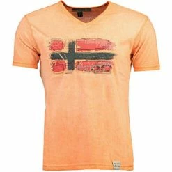Geographical Norway JACOBIN T-shirts & Polos Couleur Orange