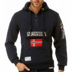 Geographical Norway GYMCLASS Sweats & Polaires Couleur Bleu 7 Geographical Norway GYMCLASS Sweats & Polaires Couleur Bleu -Geographical Norway Soldes 22440505 500 C