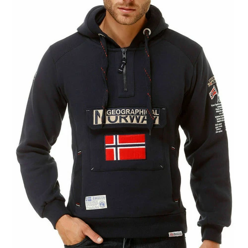 Geographical Norway GYMCLASS Sweats & Polaires Couleur Bleu 5 Geographical Norway GYMCLASS Sweats & Polaires Couleur Bleu – Image 3