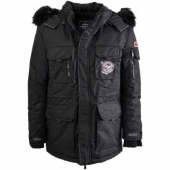 Geographical Norway ARTHUR Manteaux Couleur Noir