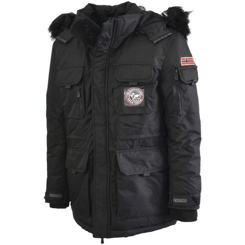 Geographical Norway ARTHUR Manteaux Couleur Noir 4 Geographical Norway ARTHUR Manteaux Couleur Noir – Image 2