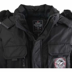 Geographical Norway ARTHUR Manteaux Couleur Noir 12 Geographical Norway ARTHUR Manteaux Couleur Noir -Geographical Norway Soldes 22440512 500 E