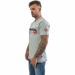 Geographical Norway JOUKY T-shirts & Polos Couleur Gris -Geographical Norway Soldes 22440519 500 B