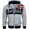 Geographical Norway FLYER Sweats & Polaires Couleur Gris -Geographical Norway Soldes 22440540 500 A