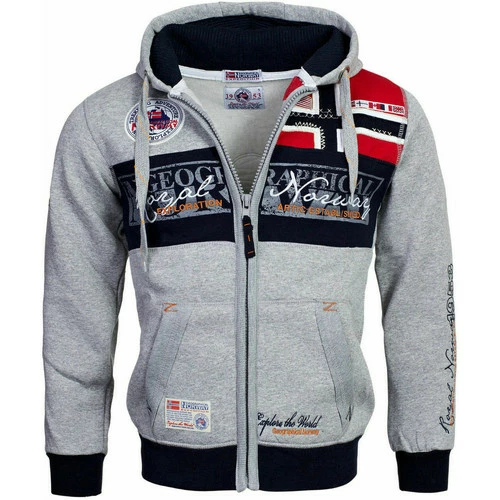 Geographical Norway FLYER Sweats & Polaires Couleur Gris 3 Geographical Norway FLYER Sweats & Polaires Couleur Gris