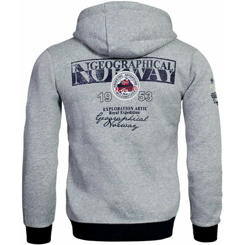 Geographical Norway FLYER Sweats & Polaires Couleur Gris 4 Geographical Norway FLYER Sweats & Polaires Couleur Gris – Image 2