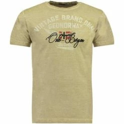 Geographical Norway JROSS T-shirts & Polos Couleur Beige