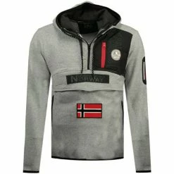 Geographical Norway FERETICO Sweats & Polaires Couleur Gris