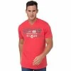 Geographical Norway T-Shirt à manches courtes en coton T-shirts & Polos Couleur Rouge -Geographical Norway Soldes 22460485 500 A