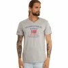 Geographical Norway T-Shirt à manches courtes en coton T-shirts & Polos Couleur Gris -Geographical Norway Soldes 22460507 500 A