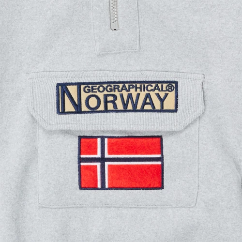 Geographical Norway GYMCLASS Sweats & Polaires Couleur Gris 5 Geographical Norway GYMCLASS Sweats & Polaires Couleur Gris – Image 3
