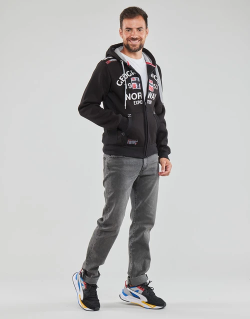 Geographical Norway FLAG Sweats & Polaires Couleur Noir 4 Geographical Norway FLAG Sweats & Polaires Couleur Noir – Image 2