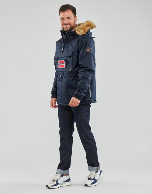 Geographical Norway BARBIER Manteaux Couleur Marine 5 Geographical Norway BARBIER Manteaux Couleur Marine – Image 3