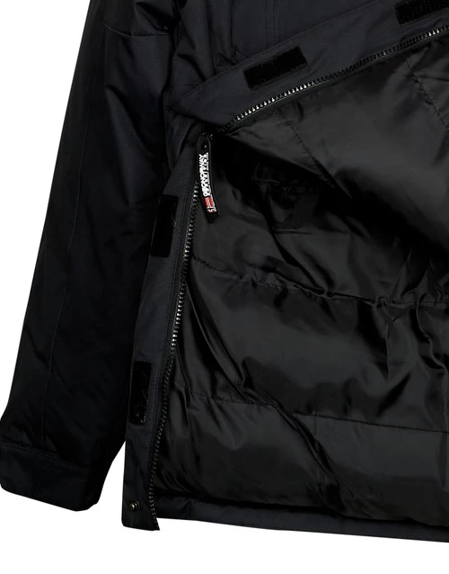 Geographical Norway BRUNO Manteaux Couleur Noir 8 Geographical Norway BRUNO Manteaux Couleur Noir – Image 6