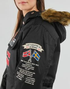 Geographical Norway BRIDGET Manteaux Couleur Noir -Geographical Norway Soldes 22796289 500 E