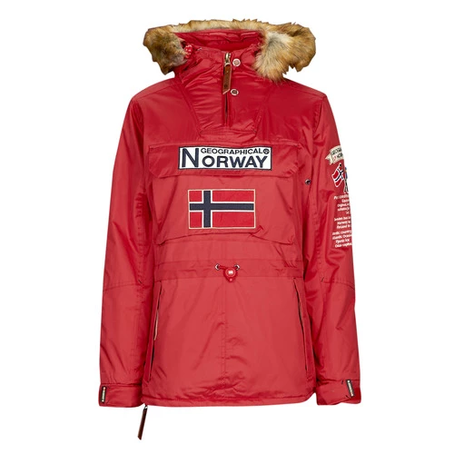 Geographical Norway BRIDGET Manteaux Couleur Rouge 8 Geographical Norway BRIDGET Manteaux Couleur Rouge – Image 6