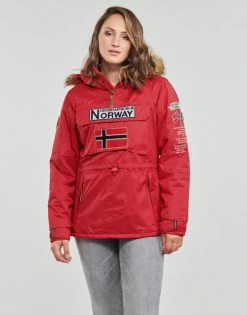 Geographical Norway BRIDGET Manteaux Couleur Rouge