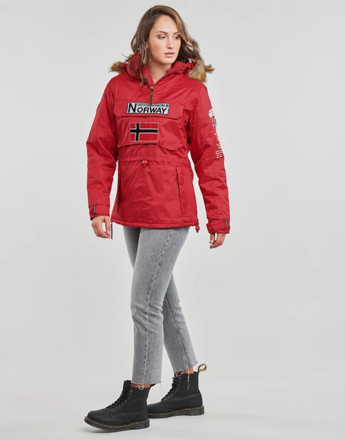 Geographical Norway BRIDGET Manteaux Couleur Rouge 4 Geographical Norway BRIDGET Manteaux Couleur Rouge – Image 2