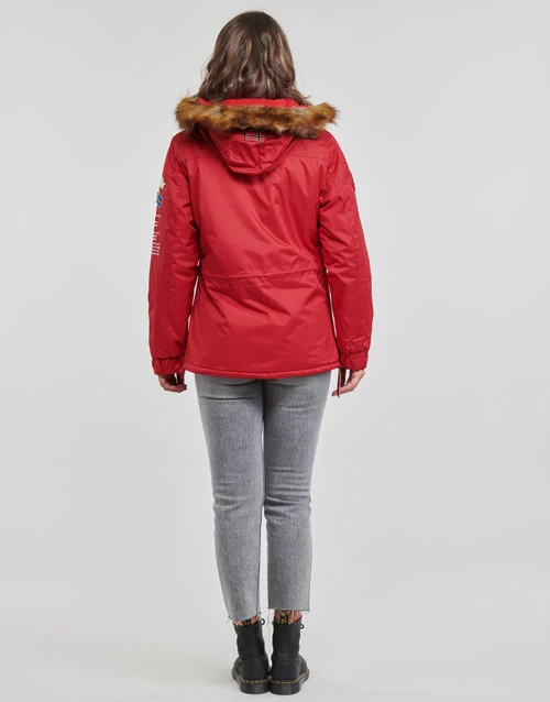 Geographical Norway BRIDGET Manteaux Couleur Rouge 5 Geographical Norway BRIDGET Manteaux Couleur Rouge – Image 3