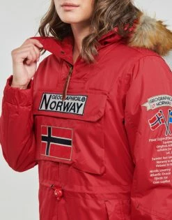 Geographical Norway BRIDGET Manteaux Couleur Rouge 11 Geographical Norway BRIDGET Manteaux Couleur Rouge -Geographical Norway Soldes 22796293 500 E