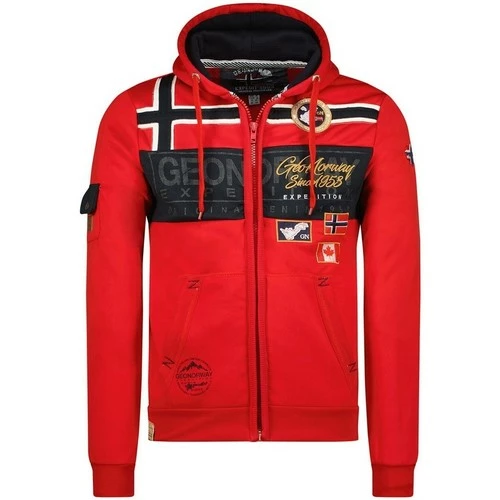 Geographical Norway Sweat Homme GeoNorway Garadock Sweats & Polaires Couleur Rouge 3 Geographical Norway Sweat Homme GeoNorway Garadock Sweats & Polaires Couleur Rouge