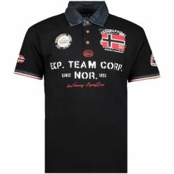 Geographical Norway Polo Homme Koptaine T-shirts & Polos Couleur Noir
