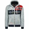 Geographical Norway Polaire Homme GeoNorway Flyer Sweats & Polaires Couleur Gris