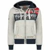 Geographical Norway Sweat Homme GeoNorway Flyer EO017 Sweats & Polaires Couleur Gris