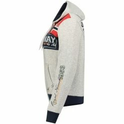 Geographical Norway Sweat Homme GeoNorway Flyer EO017 Sweats & Polaires Couleur Gris -Geographical Norway Soldes 22878545 500 C