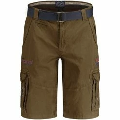 Geographical Norway Bermuda Homme GeoNorway Poudre Shorts & Bermudas Couleur Kaki
