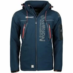 Geographical Norway Softshell Homme Techno 056 Sweats & Polaires Couleur Bleu