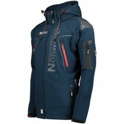 Geographical Norway Softshell Homme Techno 056 Sweats & Polaires Couleur Bleu -Geographical Norway Soldes 22880303 500 C