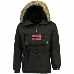 Geographical Norway Parka à capuche Beco Vestes Couleur noir