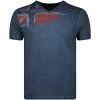 Geographical Norway JIMAC T-shirts & Polos Couleur Bleu