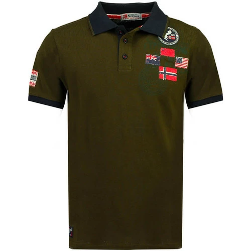 Geographical Norway KUNDREDAL T-shirts & Polos Couleur Kaki 3 Geographical Norway KUNDREDAL T-shirts & Polos Couleur Kaki