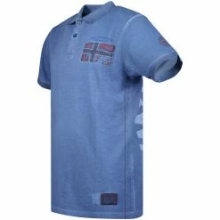 Geographical Norway KOTZ T-shirts & Polos Couleur Bleu -Geographical Norway Soldes 23125141 500 B