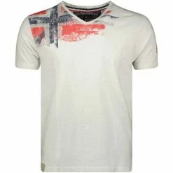 Geographical Norway JIMAC T-shirts & Polos Couleur Gris