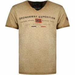 Geographical Norway JIWASH T-shirts & Polos Couleur Beige