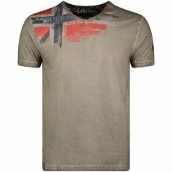 Geographical Norway JIMAC T-shirts & Polos Couleur Kaki