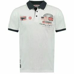 Geographical Norway KORMA T-shirts & Polos Couleur Blanc