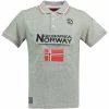 Geographical Norway KAYFOUR T-shirts & Polos Couleur Gris -Geographical Norway Soldes 23158397 500 A